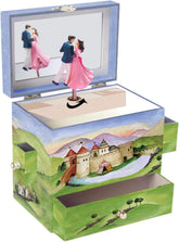 Boîte à bijoux musicale Prince et princesse B1031